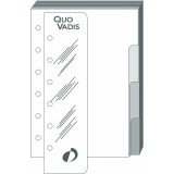 Quo Vadis - Recharge Organiseur - INTERCALAIRE+REGLE T14 - 8x12,5 cm