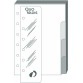 Quo Vadis - Recharge Organiseur - INTERCALAIRE+REGLE T14 - 8x12,5 cm