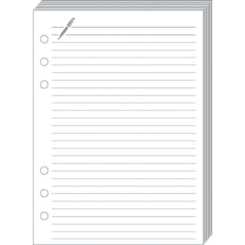 Fiches notes Quo Vadis Recharge - Blanc - 10x17 cm