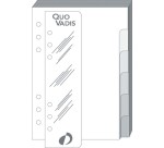 Quo Vadis - Recharge Organiseur - INTERCALAIRE+REGLE T17 - 10x17 cm