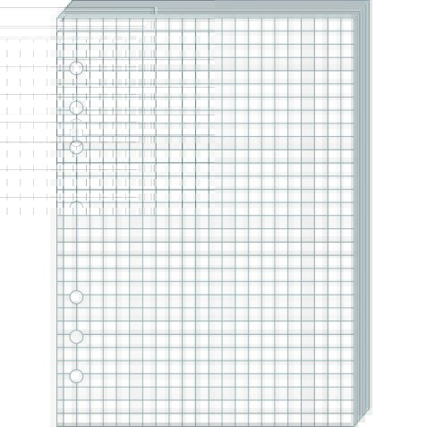 Quo Vadis - Recharge Organiseur - BLOC-NOTES T21 Blanc - 15x21 cm