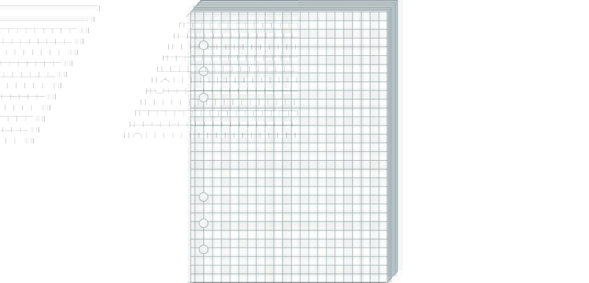 Quo Vadis - Recharge Organiseur - BLOC-NOTES T21 Blanc - 15x21 cm