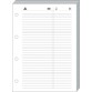 Quo Vadis - Recharge Organiseur - FEUILLES TELEPHONE T21 Blanc - 15x21 cm