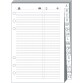 Quo Vadis - Recharge Organiseur - REPERTOIRE TEL T21 Blanc - 15x21 cm