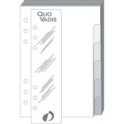 Intercalaire + règle Recharge T21 Quo Vadis - 15x21 cm