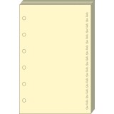 Quo Vadis - Recharge Organiseur - BLOC-NOTES T21 Ivoire - 15x21 cm Papier Clairefontaine ivoire -