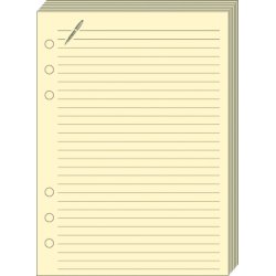 Fiches notes Quo Vadis Recharge - Ivoire - 21x29,7 cm