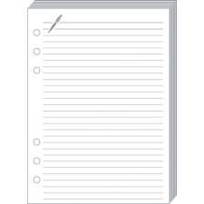 Fiches notes Quo Vadis Recharge - Compact Blanc - 11,5x16 cm