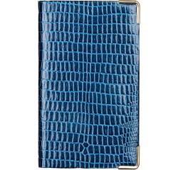 Agenda Moderne - Répertoire alphabétique tranche dorée - Iguana - 8,7x15,3 cm - par 5