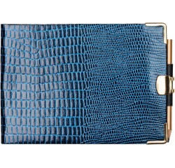 Agenda Moderne - Répertoire alphabétique tranche dorée - Iguana - 11x8 cm - par 5