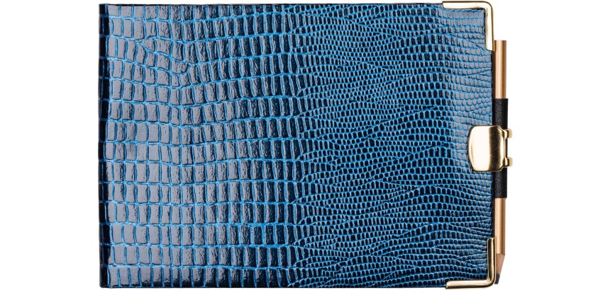 Agenda Moderne - Répertoire alphabétique tranche dorée - Iguana - 11x8 cm - par 5