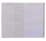 Agenda Moderne - Répertoire alphabétique - 8,7x15,3 cm - tranche dorée - par 5