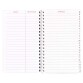 Agenda Moderne - Répertoire alphabétique - Spiralé - 8,5x13 cm - tranche dorée - par 5