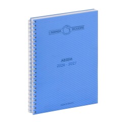 Agenda Moderne - Agenda 16 mois - Spiralé - 2026-2027 - INT ABSAD - AB SEM - Semainier Planning - Multilingue - Polypro - 16 mois de septembre à décembre - 15x21 cm - par 5
