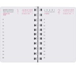 Agenda Moderne - Recharge Agenda - Spiralé - 2026 - INT 8310 - 1JOUR/PAGE / 4 trimestres - Journalier - Multilingue - 12 mois de janv à déc. - 7x10 cm - tranche dorée