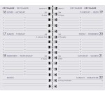 Agenda Moderne - Recharge Agenda - Spiralé avec répertoire tranche dorée - 2027 - INT 8313S - 13 SEM - Semainier Horizontal - Multilingue - 12 mois de janvier à décembre - 8,5x13 cm