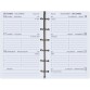 Agenda Moderne - Recharge Organiseur - 2026 - INT 9213SEM - 13 SEM - Semainier Horizontal - Multilingue - 12 mois de janv à déc. - 8,5x13 cm - tranche dorée