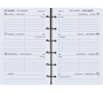 Agenda Moderne - Recharge Organiseur tranche dorée - 2027 - INT 9213SEM - 13 SEM - Semainier Horizontal - Multilingue - 12 mois de janvier à décembre - 8,5x13 cm