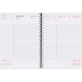 Agenda Moderne - Recharge Agenda - Spiralé - 2026 - INTAB1J - 1JOUR/PAGE / 2 semestres - Journalier - Multilingue - 12 mois de janv à déc. - 15x21 cm - tranche dorée