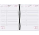 Agenda Moderne - Recharge Agenda - Spiralé avec répertoire tranche dorée - 2027 - INTAB1J - 1JOUR/PAGE / 2 semestres - Journalier - Multilingue - 12 mois de janvier à décembre - 15x21 cm