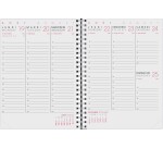 Agenda Moderne - Recharge Agenda 16 mois - Spiralé avec répertoire - 2026-2027 - INT ABSAD - AB SEM - Semainier Planning - Multilingue - 16 mois de septembre à décembre - 15x21 cm