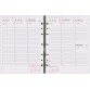 Agenda Moderne - Recharge Organiseur - 2026 - INT ABASEM - AB SEM - Semainier Horizontal - Multilingue - 12 mois de janv à déc. - 15x20 cm - tranche dorée