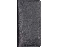 Agenda Moderne - Agenda - 2026 - INT 3001 - 7+ NOTES - Semainier Horizontal - Multilingue - Goya - - Noir - 12 mois de janv à déc. - 9x17 cm - Cuir pleine fleur de vachette - tranche dorée