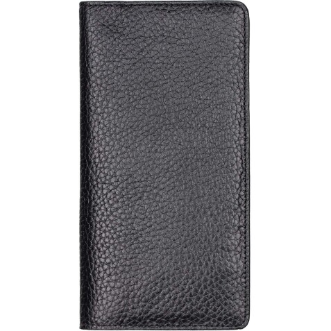 Agenda Moderne - Agenda - 2026 - INT 3001 - 7+ NOTES - Semainier Horizontal - Multilingue - Goya - - Noir - 12 mois de janv à déc. - 9x17 cm - Cuir pleine fleur de vachette - tranche dorée