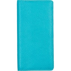 Agenda Moderne - Agenda - 2026 - INT 3001 - 7+ NOTES - Semainier Horizontal - Multilingue - Goya - - Bleu - 12 mois de janv à déc. - 9x17 cm - Cuir pleine fleur de vachette - tranche dorée