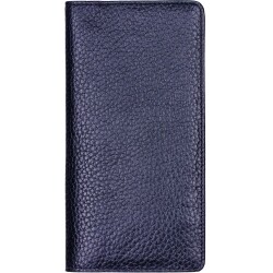 Agenda Moderne - Agenda - 2026 - INT 3001 - 7+ NOTES - Semainier Horizontal - Multilingue - Goya - - Bleu - 12 mois de janv à déc. - 9x17 cm - Cuir pleine fleur de vachette - tranche dorée