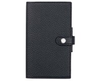 Agenda Moderne - Agenda avec répertoire tranche dorée - 2027 - INT 2001 - HEBDOPLAN - Semainier Horizontal - Multilingue - Camargue - 12 mois de janvier à décembre - 8,7x15,3 cm Cuir pleine fleur de taurillon