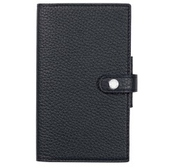 Agenda Moderne - Agenda avec répertoire tranche dorée - 2027 - INT 2001 - HEBDOPLAN - Semainier Horizontal - Multilingue - Camargue - 12 mois de janvier à décembre - 8,7x15,3 cm Cuir pleine fleur de taurillon