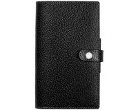 Agenda Moderne - Agenda - 2026 - INT 2001 - HEBDOPLAN - Semainier Horizontal - Multilingue - Pekari - 12 mois de janv à déc. - 8,7x15,3 cm - Cuir pleine fleur de porc - tranche dorée - à pression