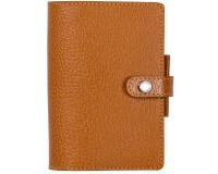 Agenda Moderne - Organiseur - 2026 - INT 2021 - HEBDOPLAN - Semainier Horizontal - Multilingue - Pekari - 12 mois de janv à déc. - 8,7x15,3 cm - Cuir pleine fleur de porc - tranche dorée - à pression