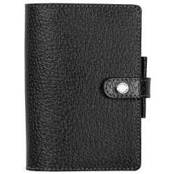 Agenda Moderne - Organiseur - 2026 - INT 2021 - HEBDOPLAN - Semainier Horizontal - Multilingue - Pekari - 12 mois de janv à déc. - 8,7x15,3 cm - Cuir pleine fleur de porc - tranche dorée - à pression