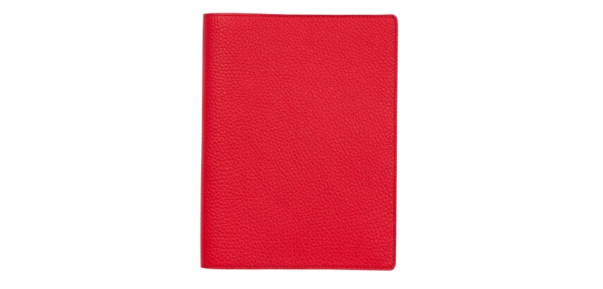 Agenda Moderne - Agenda - Spiralé avec répertoire tranche dorée - 2027 - INT ABSEM - AB SEM - Semainier Horizontal - Multilingue - Camargue - 12 mois de janvier à décembre - 15x21 cm Cuir pleine fleur de taurillon