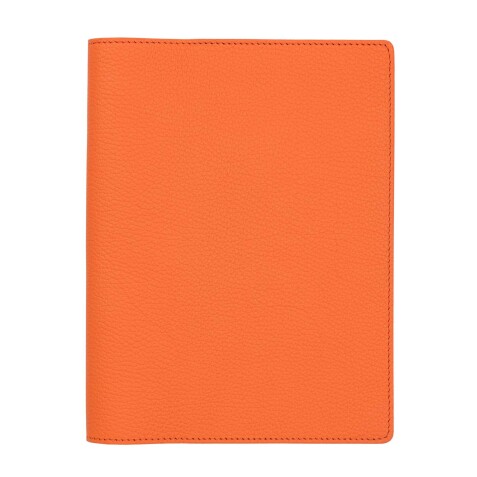 Agenda Moderne - Agenda - Spiralé - 2026 - INT ABSEM - AB SEM - Semainier Horizontal - Multilingue - Camargue - 12 mois de janv à déc. - 15x21cm - Cuir pleine fleur de taurillon - tranche dorée