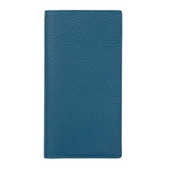 Agenda Moderne - Agenda avec répertoire tranche dorée - 2027 - INT 3001 - 7+ NOTES - Semainier Horizontal - Multilingue - Camargue - 12 mois de janvier à décembre - 9x17 cm Cuir pleine fleur de taurillon