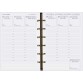 Agenda Moderne - Recharge Organiseur - 2026 - INT 392 - EUROPE - Semainier Horizontal - Multilingue - 12 mois de janv à déc. - 8,7x13,6 cm - tranche dorée