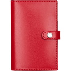 Agenda Moderne - Agenda - Spiralé - 2026 - INT 8313S - 13 SEM - Semainier Horizontal - Multilingue - Glossy - 12 mois de janv à déc. - 8,5x13 cm - Croûte de cuir- tranche dorée - à pression