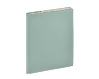 Agenda Moderne - Agenda - Spiralé - 2026 - INT ABSEM - AB SEM - Semainier Horizontal - Multilingue - Tozza - 12 mois de janv à déc. - 15x21 cm - Cuir pleine fleur de vachette - tranche dorée