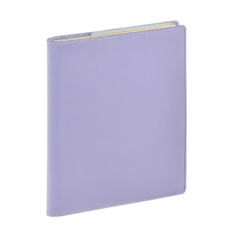 Agenda Moderne - Agenda - Spiralé - 2026 - INT ABSEM - AB SEM - Semainier Horizontal - Multilingue - Tozza - 12 mois de janv à déc. - 15x21 cm - Cuir pleine fleur de vachette - tranche dorée