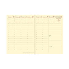 Agenda Semainier Randonnée Prestige Recharge Quo Vadis - Français - 13 mois de Déc/Déc - 9x12,5 cm