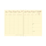 Quo Vadis - Recharge Agenda - 2027 - Randonnée Prestige - Semainier Planning - Français - 14 mois de décembre à janvier - 9x12,5 cm Papier Clairefontaine ivoire