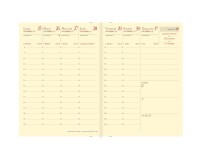 Quo Vadis - Recharge Agenda - 2027 - Randonnée Prestige - Semainier Planning - Français - 14 mois de décembre à janvier - 9x12,5 cm Papier Clairefontaine ivoire