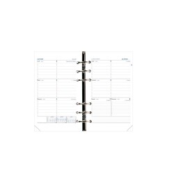 Quo Vadis - Recharge Organiseur - 2025-2026 - Timer 21 Horizontal - Semainier Horizontal - Français - 16 mois de septembre à décembre - 15x21 cm