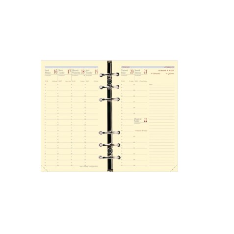 Quo Vadis - Recharge Organiseur - 2025-2026 - Timer 17 Prestige - Semainier Planning - Français - 16 mois de septembre à décembre - 10x17 cm