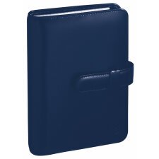 Agenda Semainier Timer Prestige Quo Vadis - Français - Montebello - 16 mois de Sept/Déc - 10x17 cm  - Bleu