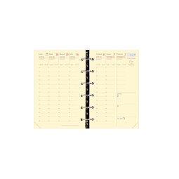 Agenda Semainier Timer Prestige Recharge Quo Vadis - Français - 16 mois de Sept/Déc - 8x12,5 cm