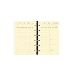 Quo Vadis - Recharge Organiseur - 2025-2026 - Timer 14 Prestige - Semainier Planning - Français - 16 mois de septembre à décembre - 8x12,5 cm